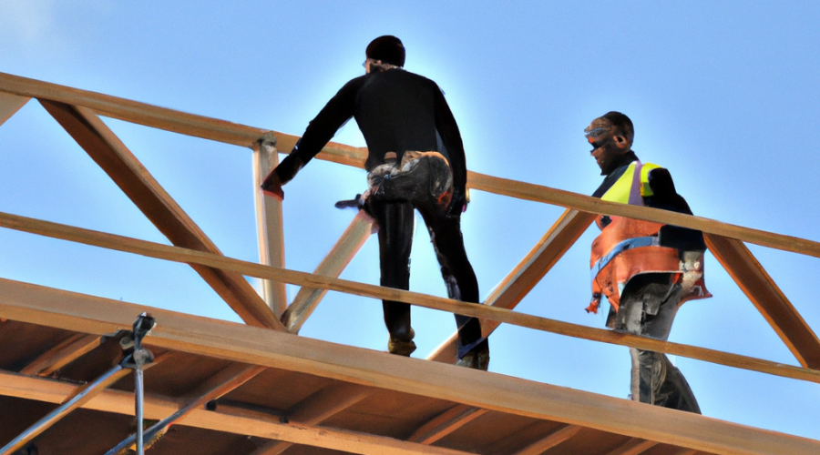 travail en hauteur sur les chantiers