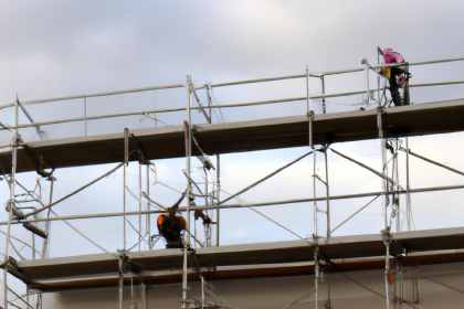 travail en hauteur sur les chantiers