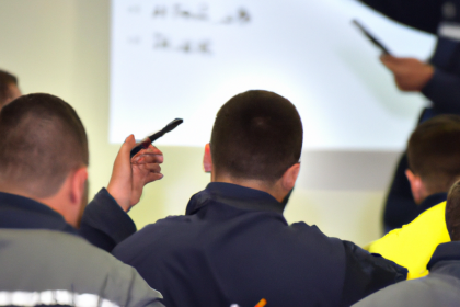 formation d'un employé du BTP