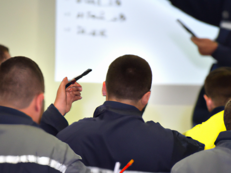 formation d'un employé du BTP